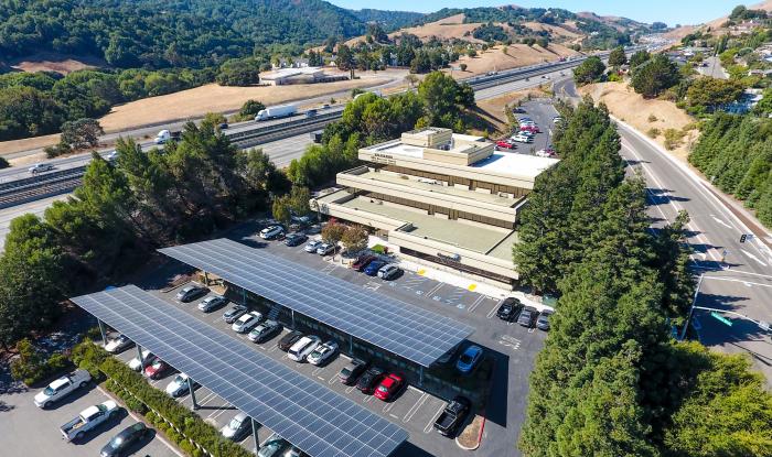 Cool Earth Solar Completes SunPower® Helix™ Carport System